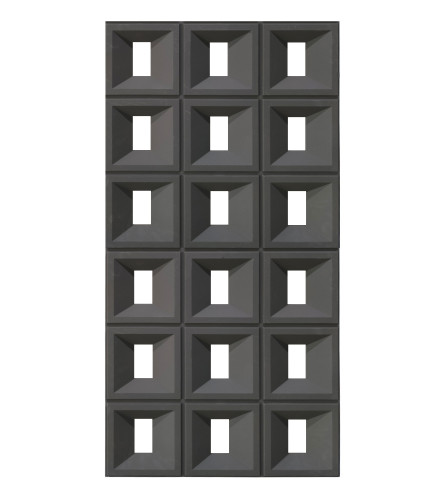 MASTER Panel ukrasna pregrada 1200x600x30mm PU-025 antracit