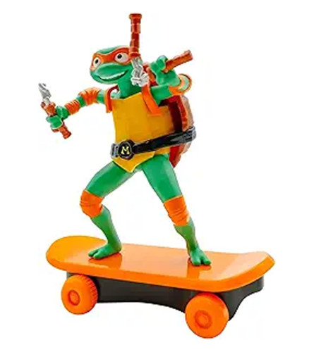 NICKELODEON Igračka nindža kornjača Hichaelangelo na skejtbordu 71058