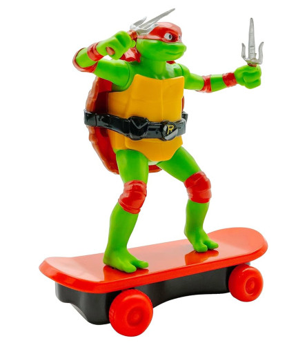 NICKELODEON Igračka nindža kornjača Raphael na skejtbordu 71056