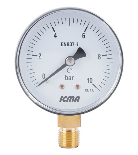 ICMA Manometar kutni 1/4" 63mm 0-10 bara 244
