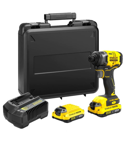 STANLEY Odvijač udarni 18V V20 2x2AH set SFMCF810D2K-QW