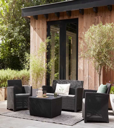 KETER Garnitura vrtna sa podmetačima 4/1 MIA 7802.987