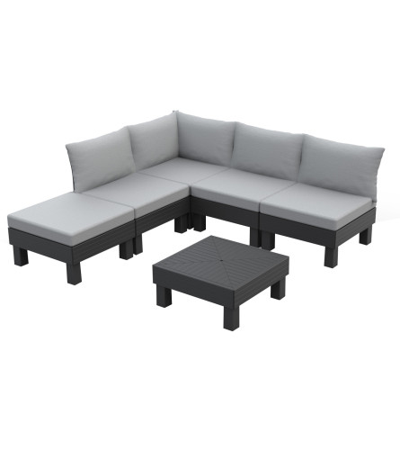 KETER Garnitura vrtna sa podmetačima 4/1 7803065