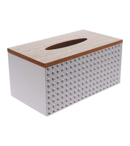 MASTER Kutija za maramice MDF 24x13x11,5cm 25AB1288 bijela