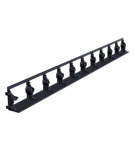 Qbrick Graničnik re&scaron;etke za travu 1010x80x63mm 2/1 crni