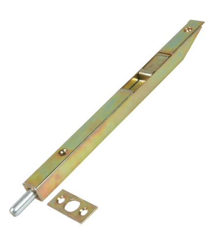 IBFM Zasun preklopni za drvena vrata klizni pocinčani 150mm 059150V žuti