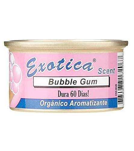 EXOTICA Miris za auto konzerva Bubble gum Organic 42g