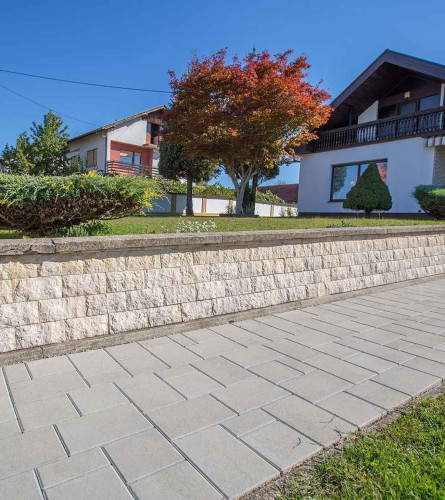 SEMMERLOCK Betonski opločnik RETTANGO KOMBI 6cm (0,96m2) sivi