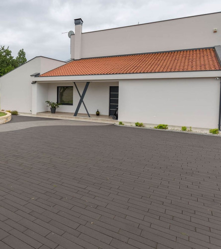 SEMMERLOCK Opločnik betonski ASTI KOMBI 8cm (1m2) Bazalt Siva 61827806