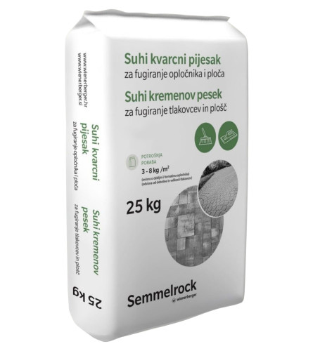 SEMMERLOCK Pijesak kvarcni 0,1-1,0mm 25kg sivi Murexin 61811936