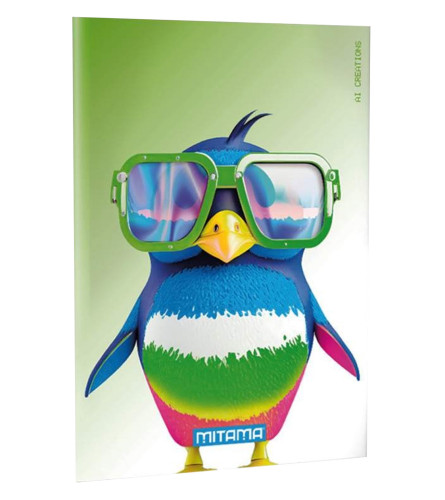 MITAMA Sveska maxi A4 FSC ANIMALS 40+2L 80g linije 62733