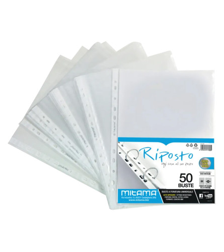 MITAMA Fascikle prozirne sa rupama 23,5x30cm 50/1 61898