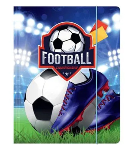 MASTER Fascikla A4 LUX sa gumom FOOTBALL 600g 6109