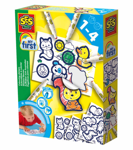 SES Igračka kreativni set naljepnice za bojenje 14475