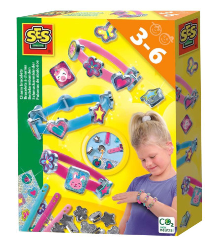 SES Igračka kreativni set izrada narukvica s privjescima 14636