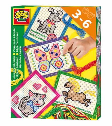 SES Igračka kreativni set učim vezenje 14838