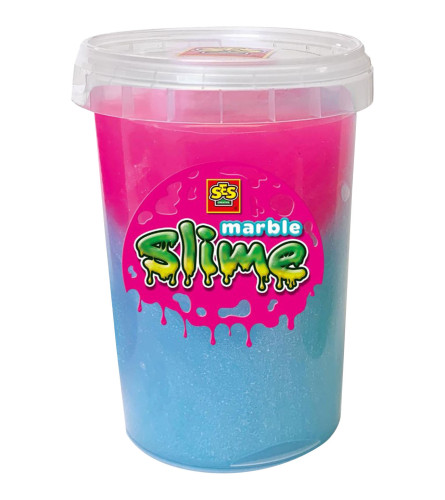 SES Slime u ča&scaron;i Marble plavi i rozi 200g 15021