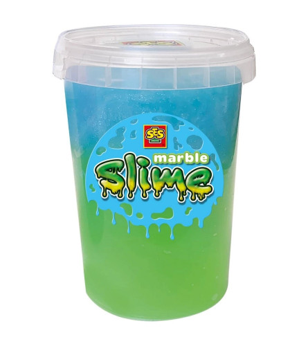 SES Slime u ča&scaron;i Marble zeleni i plavi 200g 15022