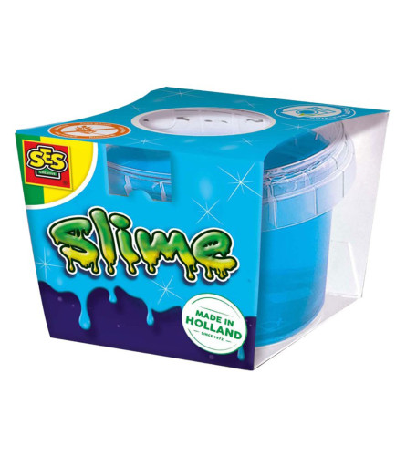 SES Slime plavi sa &scaron;ljokicama 140g 15043