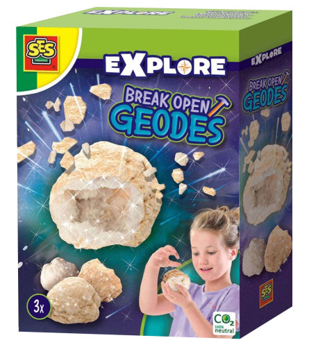SES Igračka kreativni set razbijanje geoda 25079