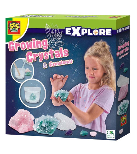 SES Igračka kreativni set uzgoj kristala i dragog kamena 25115