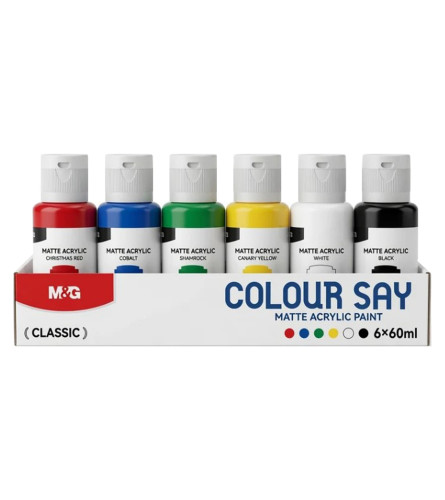 M&G Boje akrilne MATTE 60ml set 6/1 APL976U1