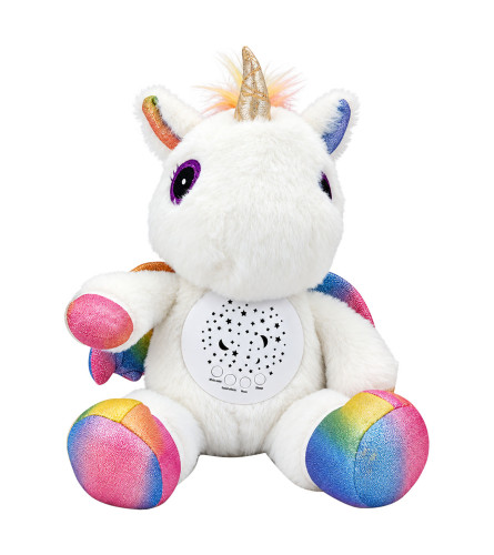 MASTER Igračka Pli&scaron;ani Unicorn sa svjetlom zvukom i uspavljujućom funkcijom KL319025
