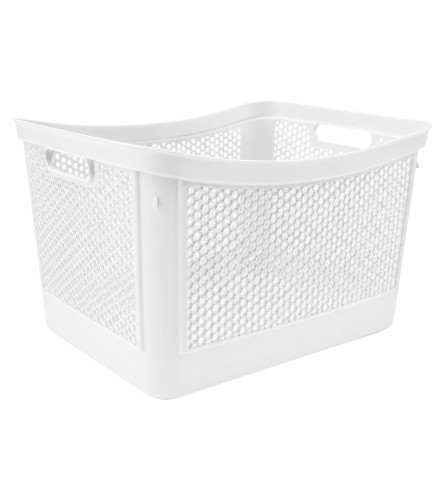 QUTU Korpa za ve&scaron; 38L Q BASKET bijela
