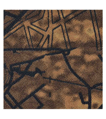 MASTER Tepih Kocka 48x48cm 36311 žuto-crni