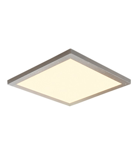 MASTER Lampa LED nadgradna 17W 29.5x29.5cm 3000K srebrna