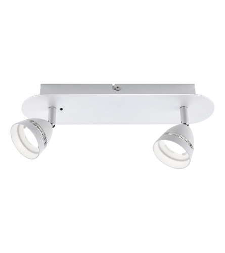 TRIO Lampa LED spot Gemini 2x3W 32x8x14cm 850010231 bijela mat