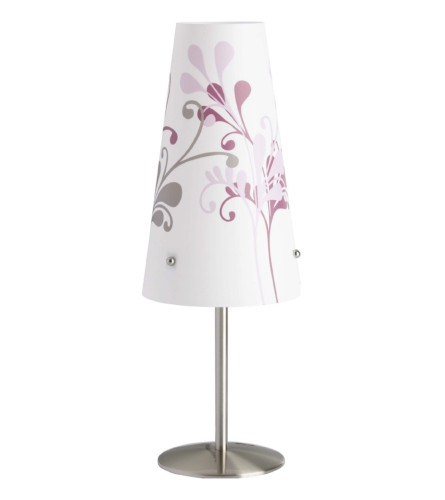 BRILLANT Lampa stolna ISI E14 40W 36x13cm 02747/78 Lila-cvijetna