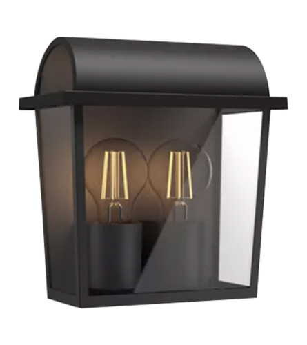 PHILIPS Lampa zidna Retro 2xE27 ALU-PVC crna