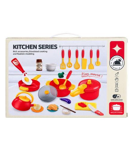 KAIDILE Igračka kuhinjski set 26/1 2206A-4 crveni